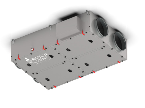 Przepływ nominalny do 3000 / Zakres wydatku do 3100 / Sprawność odzysku ciepła do 94.5% / Filtry M5 / Poziom dźwięku 45 - 61 dB(A)